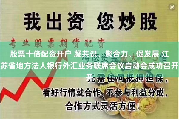 股票十倍配资开户 凝共识、聚合力、促发展 江苏省地方法人银行外汇业务联席会议启动会成功召开