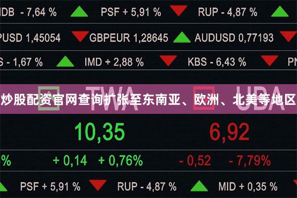 炒股配资官网查询扩张至东南亚、欧洲、北美等地区 炒股配资官网查询扩张至东南亚、欧洲、北美等地区
