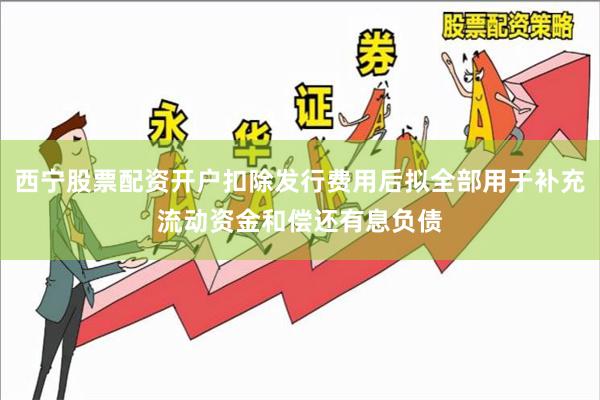 西宁股票配资开户扣除发行费用后拟全部用于补充流动资金和偿还有